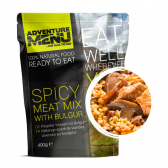 Adventure Menu Spicy meat mix with bulgur