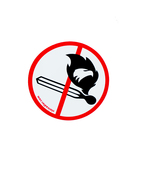 STEINADLER fire forbidden sticker